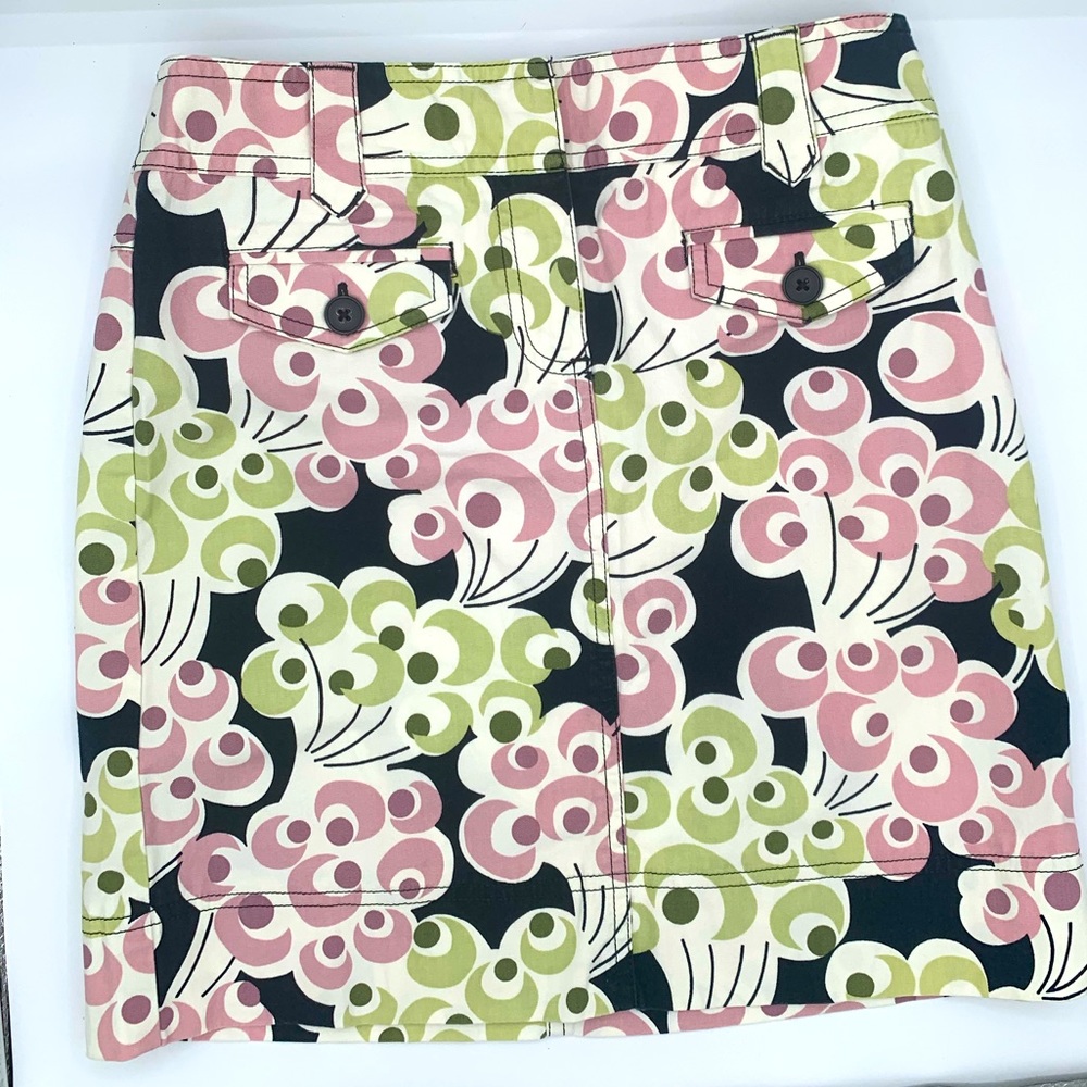 Ann Taylor Loft Petites skirt women’s size 4p graphic flower print